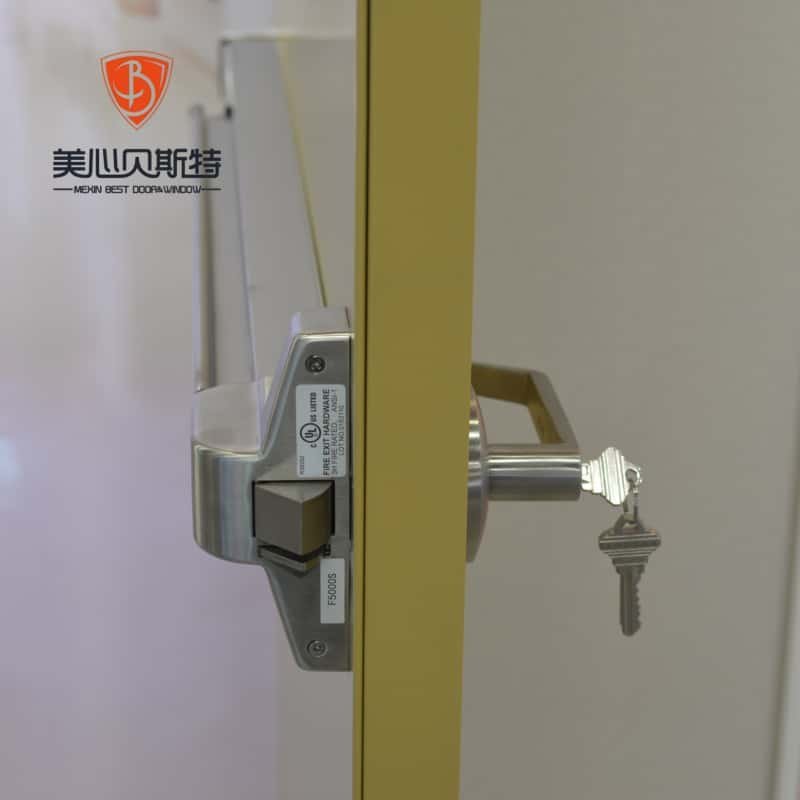 Apartment Steel Fireproof Fire Rated Emergency Escape Door Fire Steel Door - Image 4