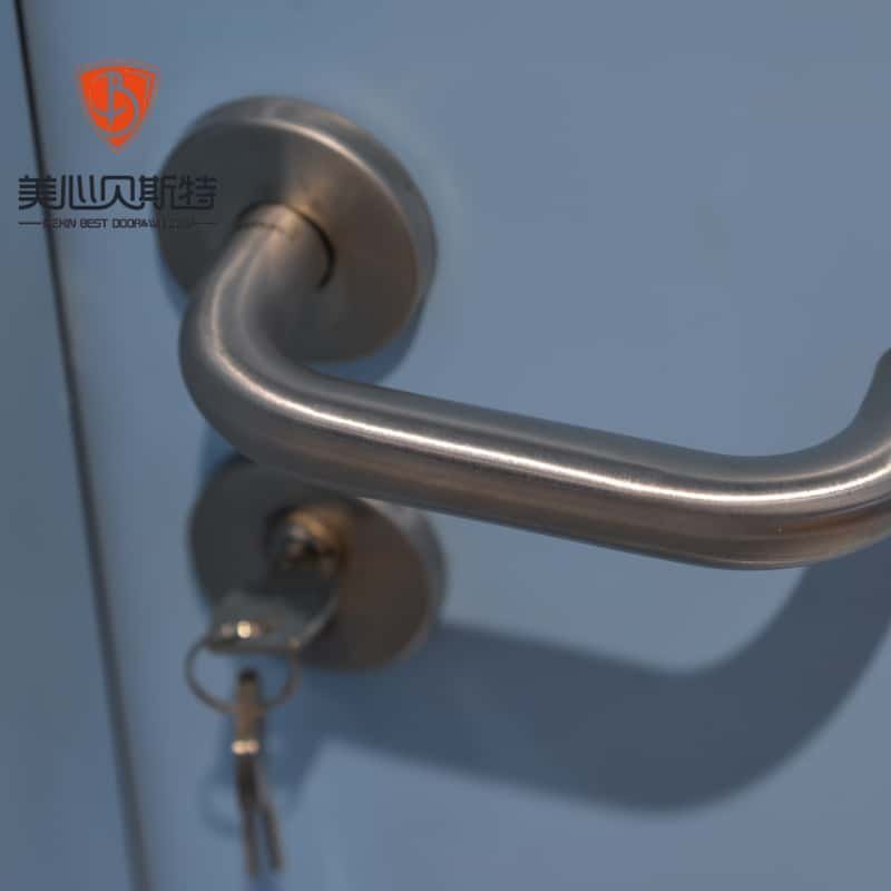 Modern Style Fireproof Steel Security Door for Apartments Swing Open Fire Prevention Feature Finished Surface - Image 4