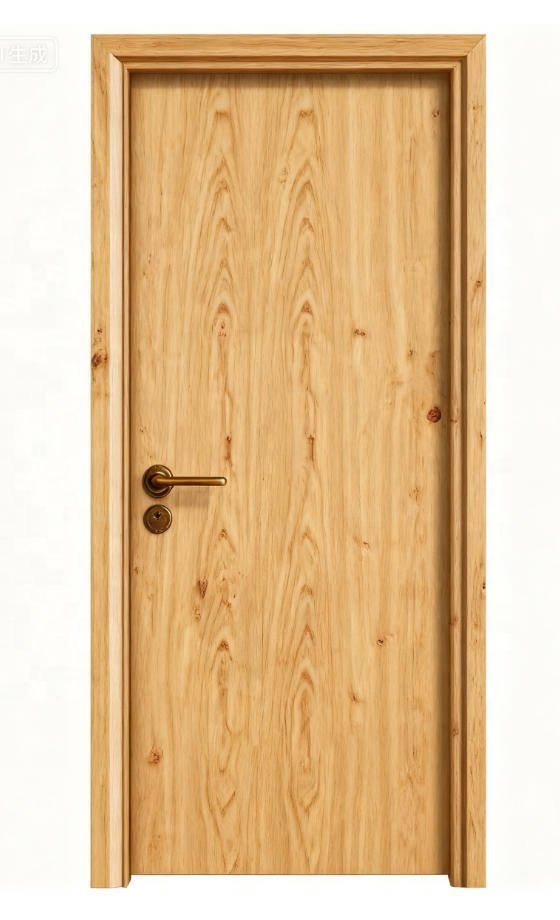 Wooden Fire Door 20min Household Indoor Fire Door and Bedroom Study Partition Door - Image 5