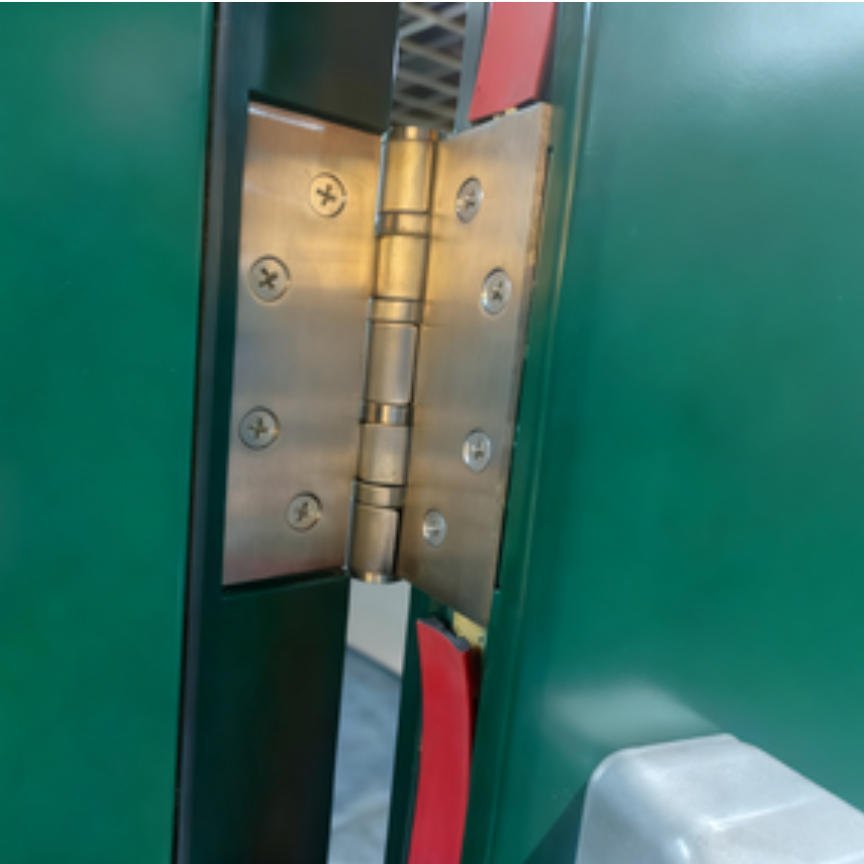 Customizable /WHI Certified Steel Fire-Rated Commercial Entry Door with Glass Modern Design Side Opening for Interior Usesion - Image 5