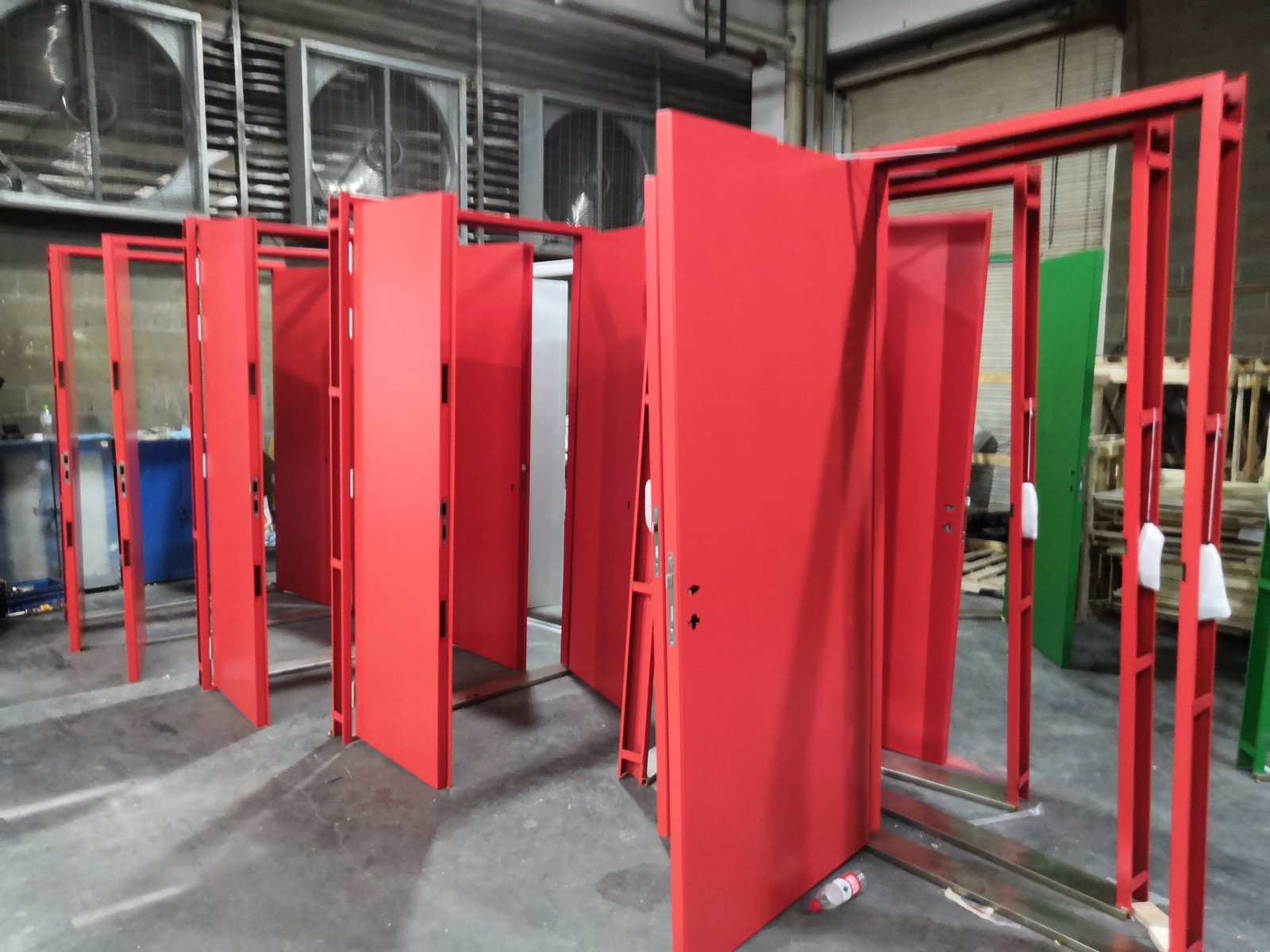 BS Standard 60-Min Fire-Rated Powder-Coated Galvanized Steel Single Door (Model: BT1NN2000NG/00) - Image 5