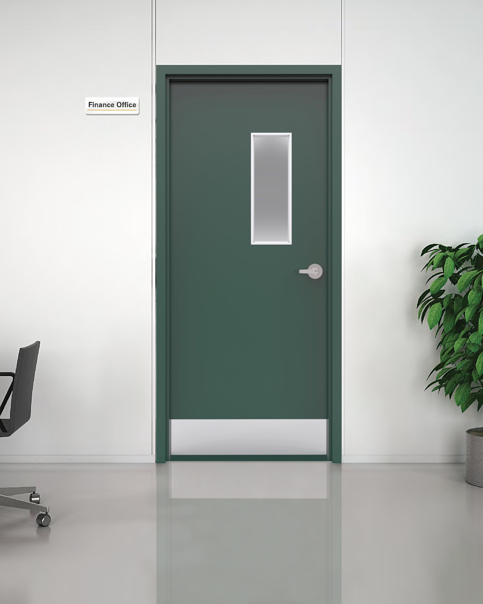 Certified Fireproof Steel Door for Commercial for Office - Image 5