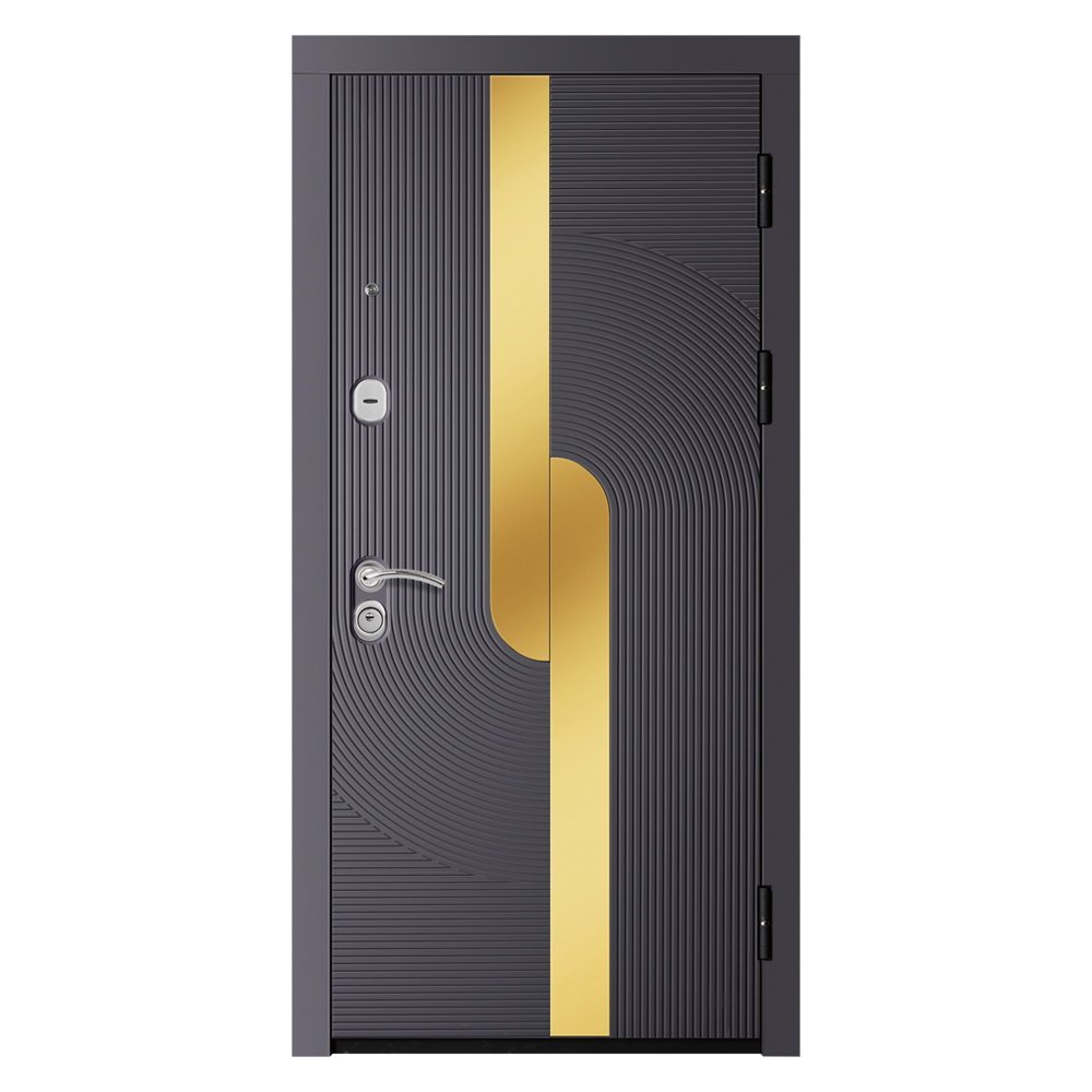 High Quality Steel Security Door | Exterior Main Entrance Metal Safety Door with Anti-Theft Function - Image 5