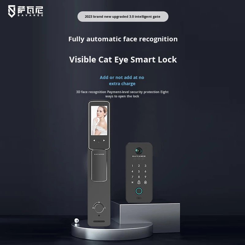 Security Door | Modern Anti-Theft Waterproof Household Entrance Door for Villa (Smart Lock Included) - Image 5