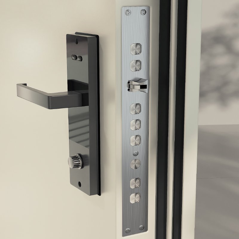 Modern Anti-Theft Security Door Smart Home Entrance Door Interior Cream-Style Entry Custom Villa Main Gate 6230 - Image 5