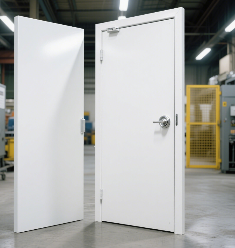 Fire Proof Commercial Metal Steel Door for Hospital School Warehouse Mall US /WHI Standard - Image 5