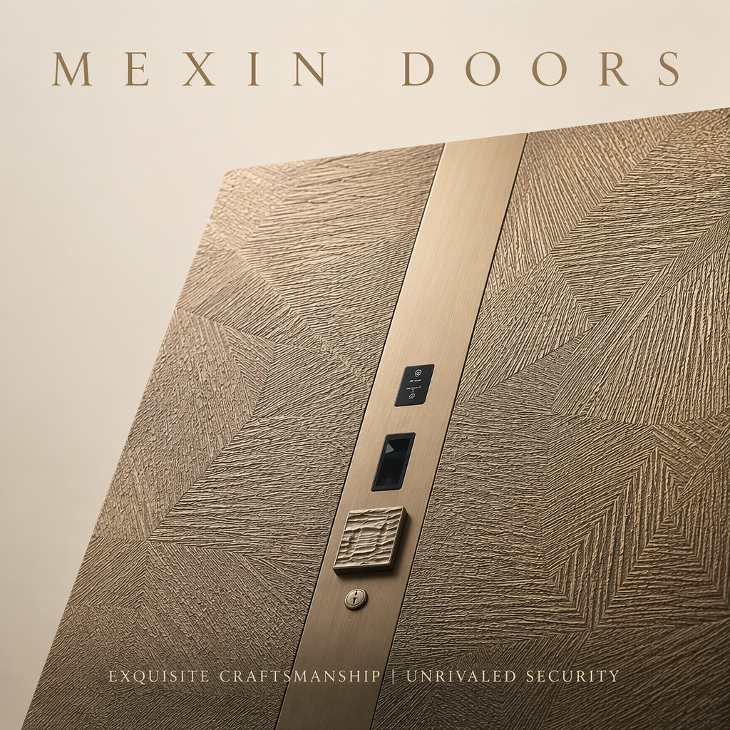 Premium Cast Aluminum Security Entrance Door for Luxury Villa Smart 3D Face Recognition Biometric Anti-Theft Door - Image 5