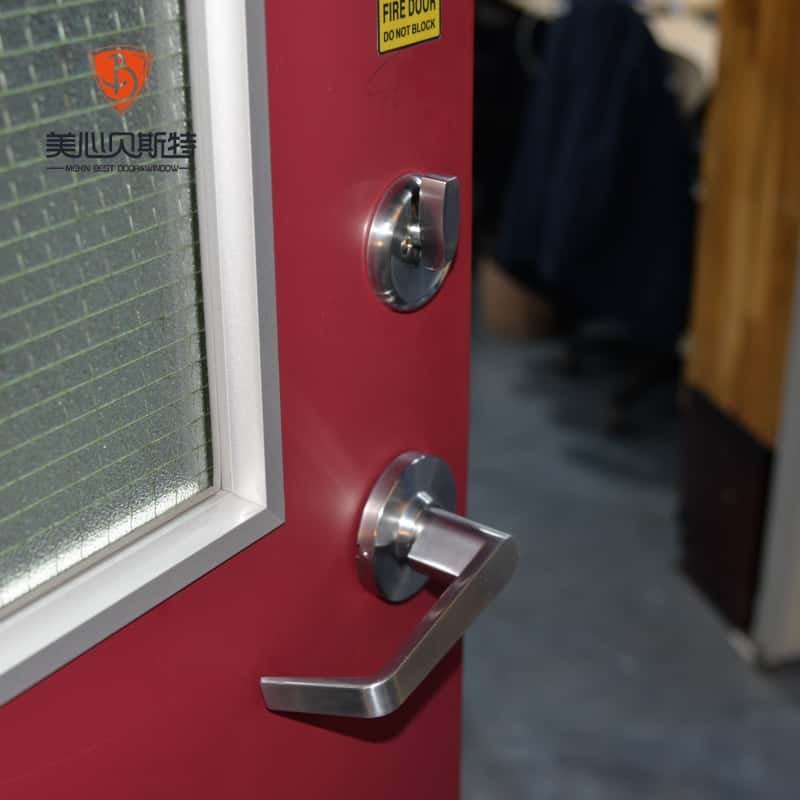 Steel Fire Rated Hollow Metal Flush Door with for Hardware Modern Design Finished Surface for Interior/Exterior Use - Image 5