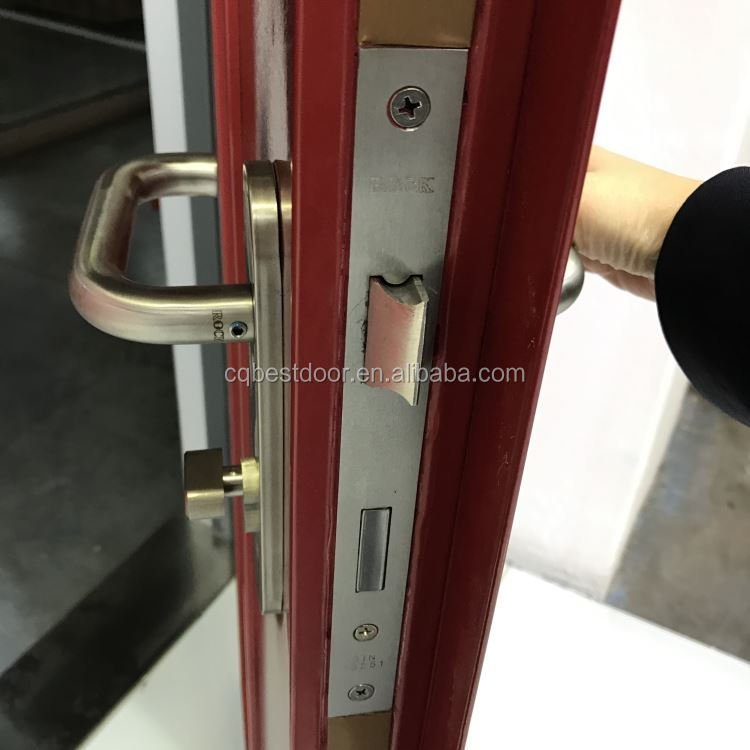 Metal Fire Rated Double Swing Door - With Glass Kit for Commercial/Residential Use - Image 6