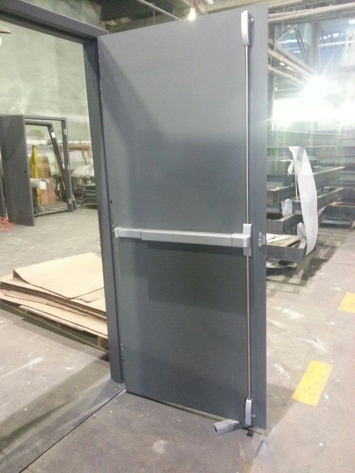 UL Listed 3 Hours Fire Rated Galvanized Powder Coating Hollow Metal Doors with Honeycomb Paper - Image 6