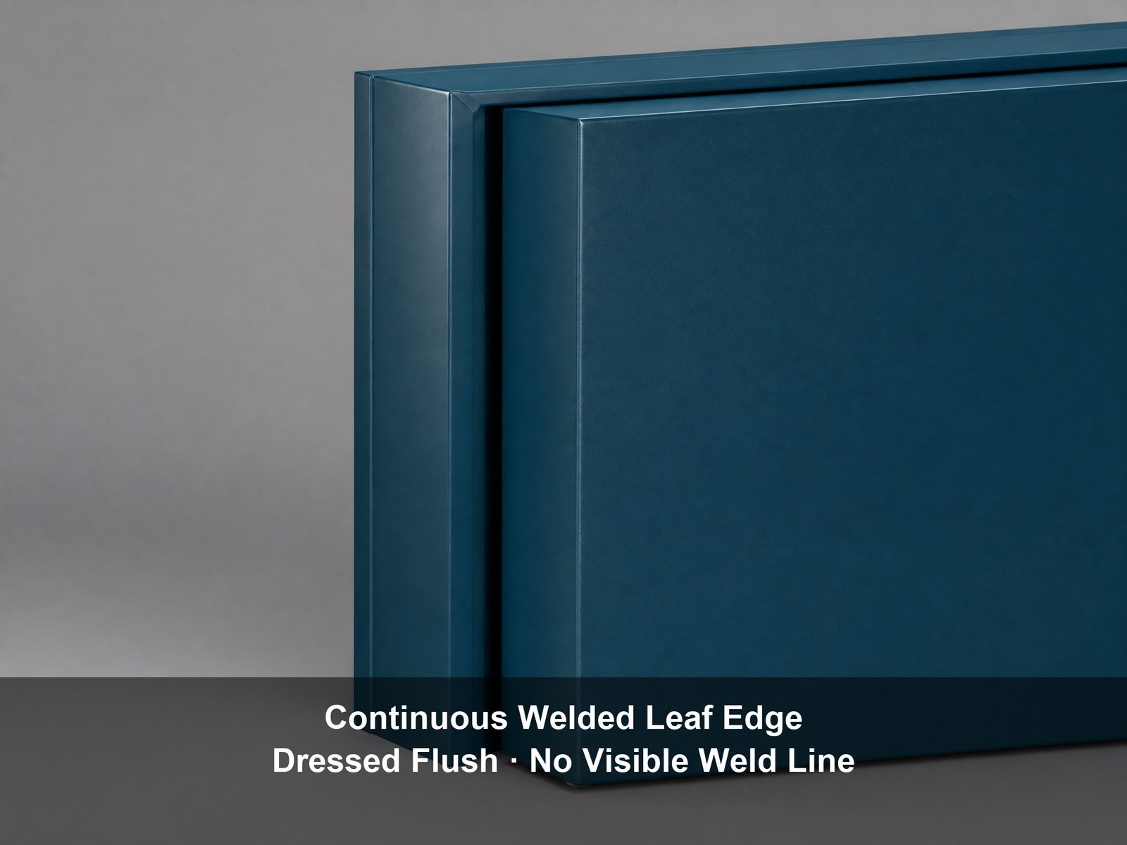 Warehouse Door Metal Steel Door Fire Rated Teal Blue With Louver Ventilation Single Leaf Hollow Metal Swing Hinged - Image 6
