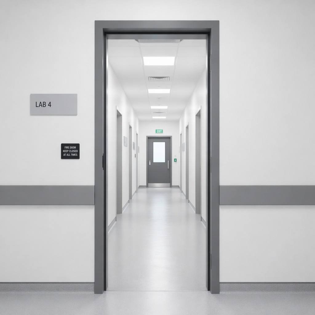 WH Certified 180 Minute Fire Rated Metal Door Frame UL Listed Steel Frame for Hospital Commercial Building - Image 6