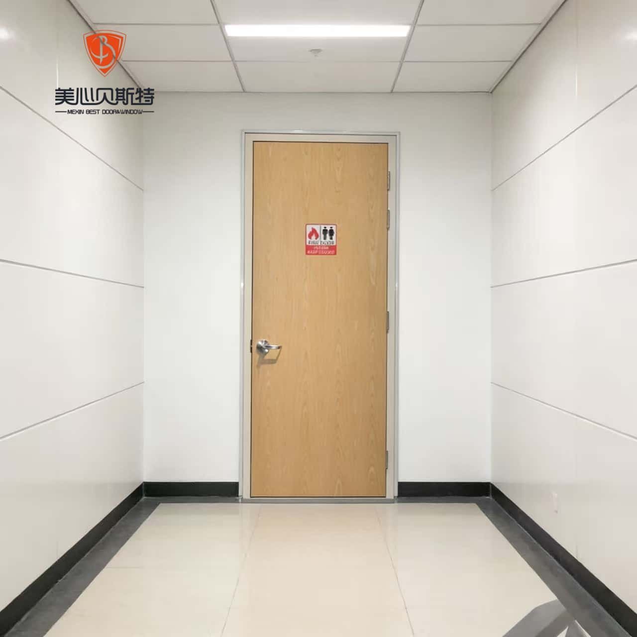 Fire Rated Door Durable Fire Door Contemporary Steel Fire Security Entry Door for House School Hospital - Image 5