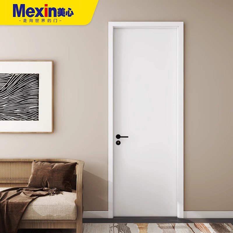 Model 2000 Modern Solid Wood Interior Door | Soundproof Wooden Bedroom Door for Home Decoration - Image 7